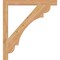 Ekena Millwork Olympic Block Smooth Bracket, Western Red Cedar, 3 1/2"W x 38"D x 42"H BKT04X38X42OLY05SWR - alternate 3
